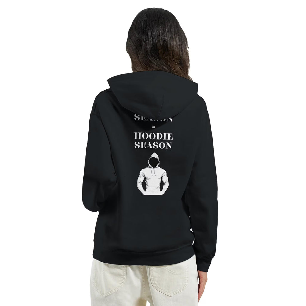 Gym & Fitness Hoodie - Unisex - "Bulking Season, Hoodie Season" + Graphic - Black