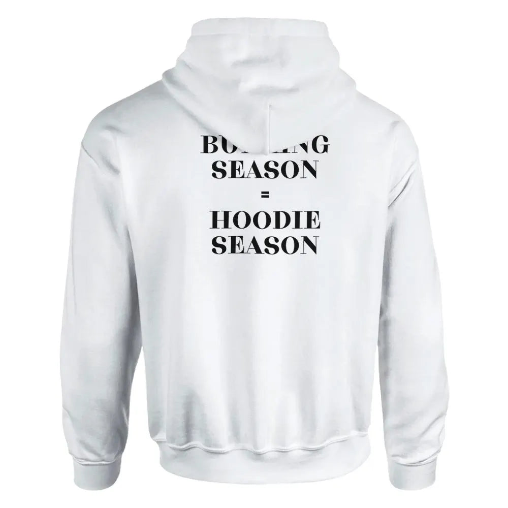 Gym & Fitness Hoodie - Unisex - "Bulking Season, Hoodie Season" - White