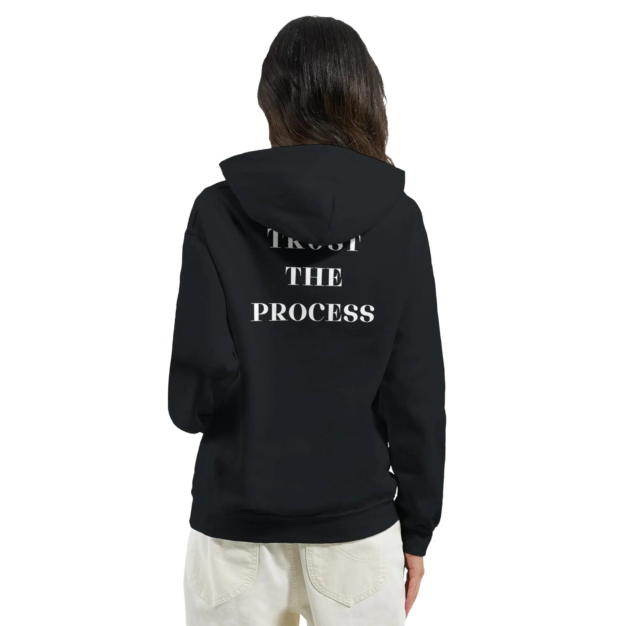 Gym & Fitness Hoodie - Unisex - "Trust The Process" - Black