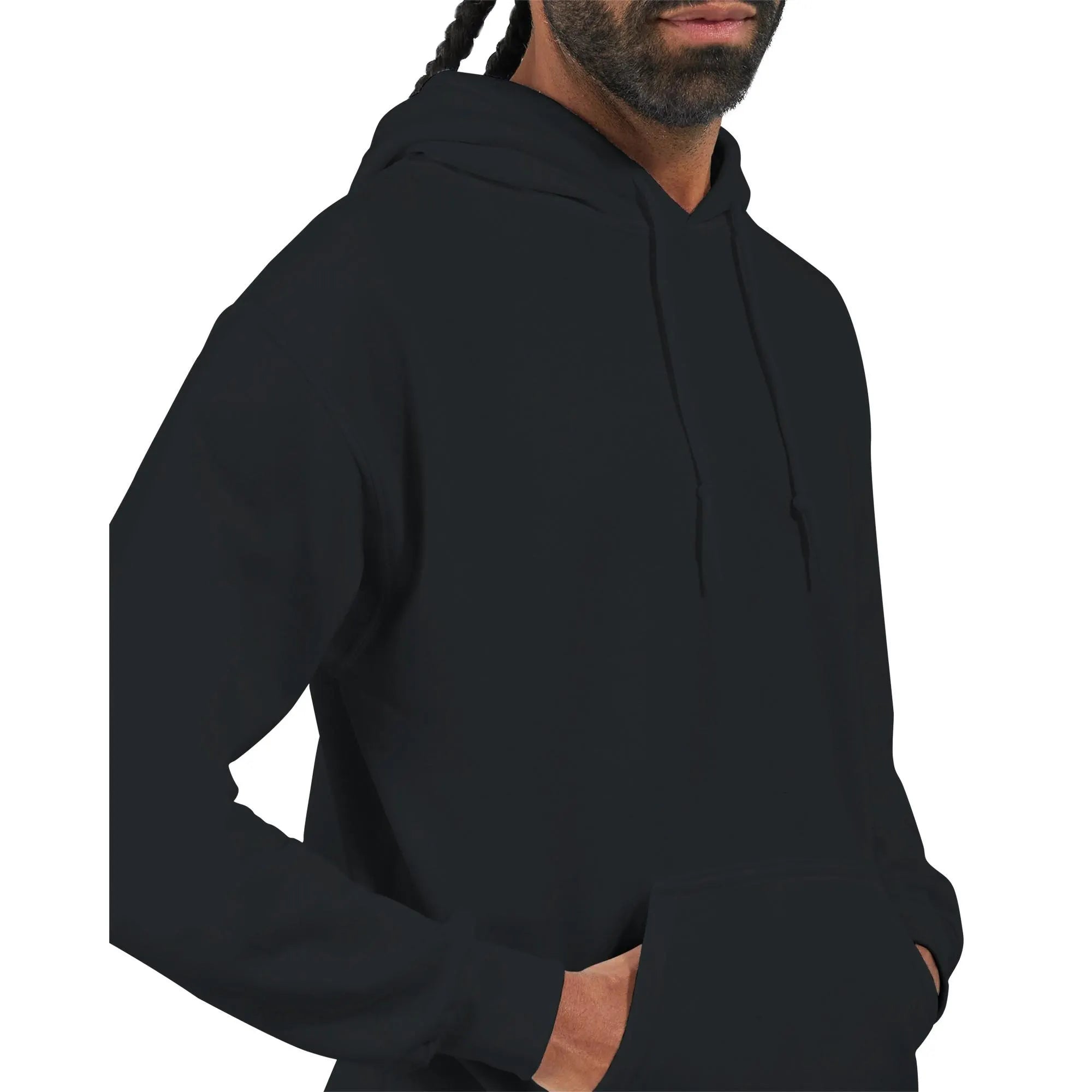 Gym & Fitness Hoodie - Unisex - "Discipline Motivation" - Black