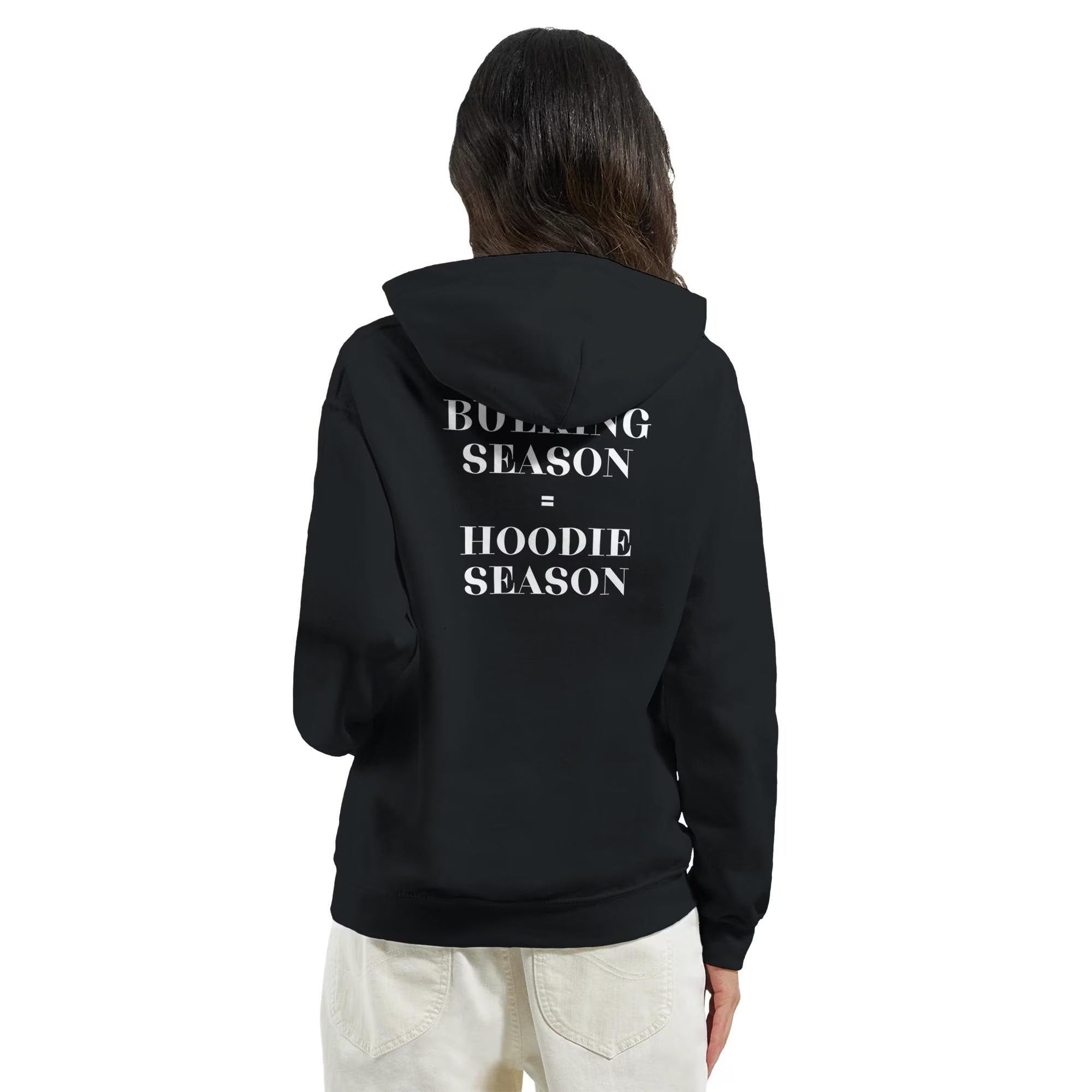 Gym & Fitness Hoodie - Unisex - "Bulking Season, Hoodie Season" - Black