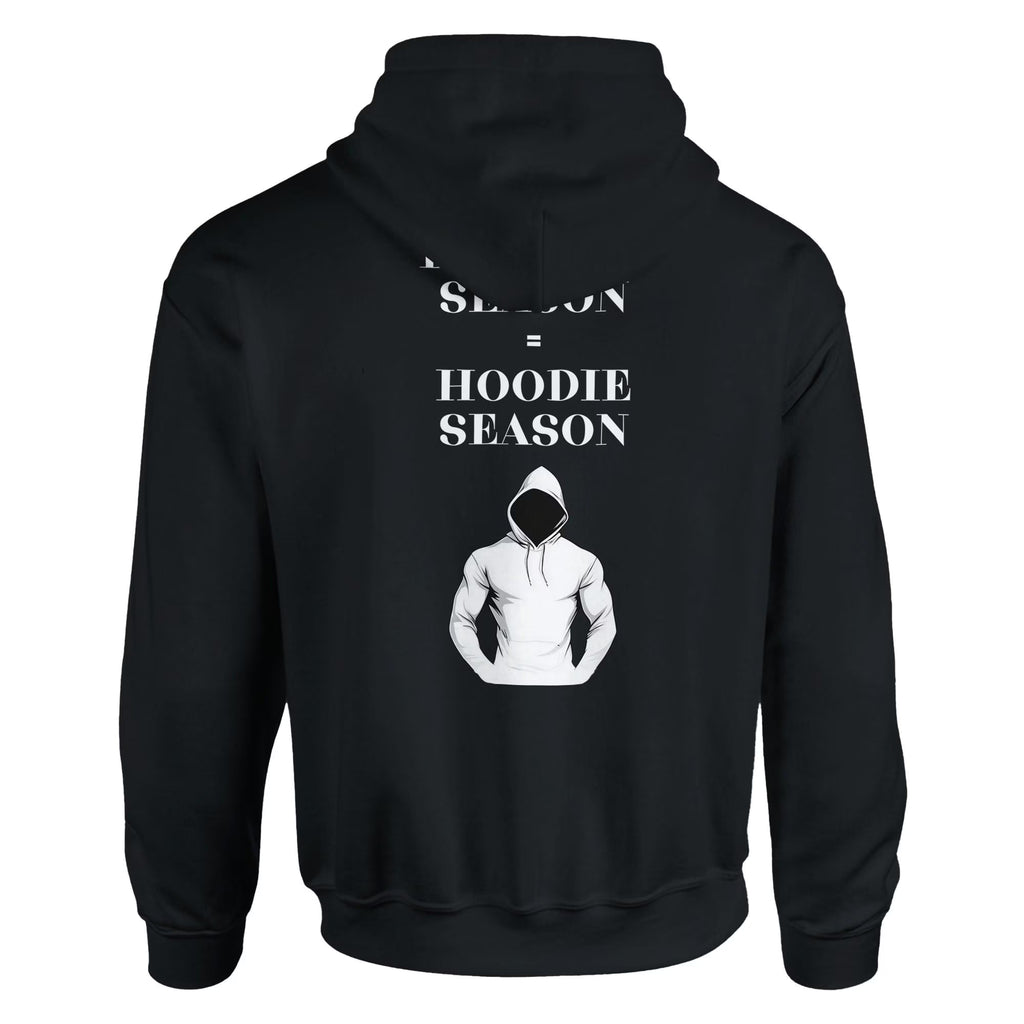 Gym & Fitness Hoodie - Unisex - "Bulking Season, Hoodie Season" + Graphic - Black